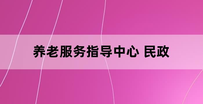 民政部办公厅关于加强养老机构